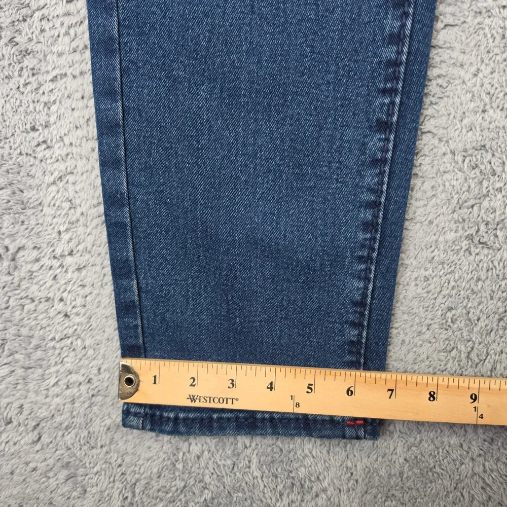 True Religion Geno Relaxed Slim Jeans Mens 30 Blue Big T Flap Shivering Wash NWT
